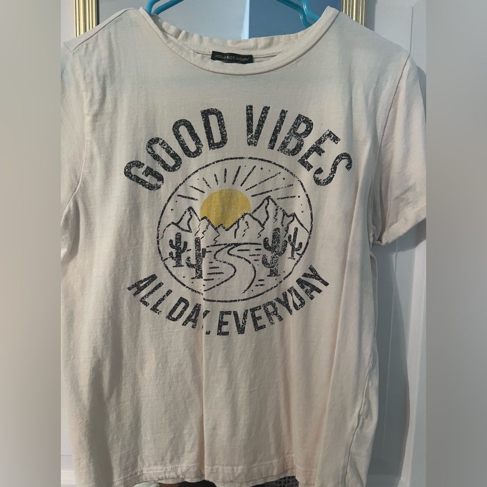 Off White ‘Good Vibes All Day Everyday’ Shirt